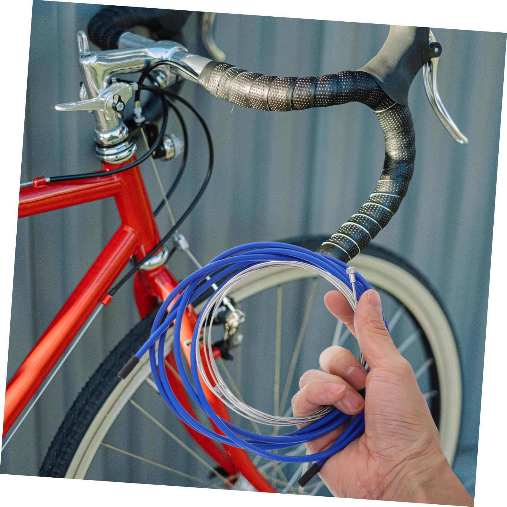 Cavo Freno Bici 2 Set in Acciaio Inox per Bici da Strada e Pieghevoli
