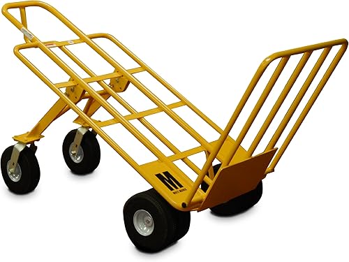 & Equipment Multi-Mover XT con ruedas giratorias traseras plegables y placa de pie, capacidad de 1,000 libras