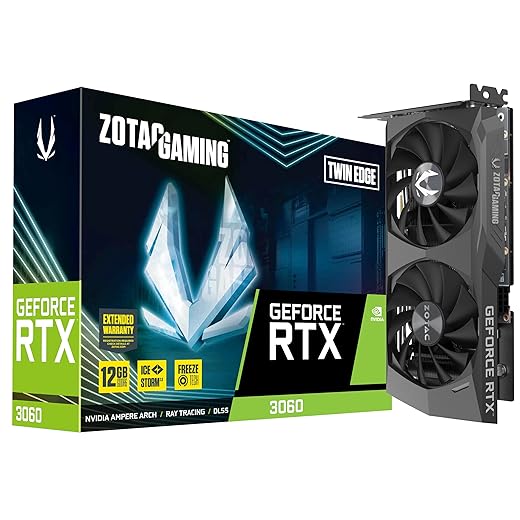 ZOTAC Gaming Graphics Card GEFORCE RTX 3060 Twin Edge 8GB GDDR6