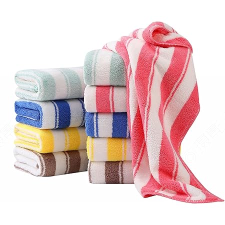 Amazon Amazon限定ブランド Oseamaid フェイスタオル 5色10枚セットマイクロファイバー タオル 約34 75cm 吸水速乾抗菌防臭 タオル フェイスタオル ホーム キッチン オンライン通販