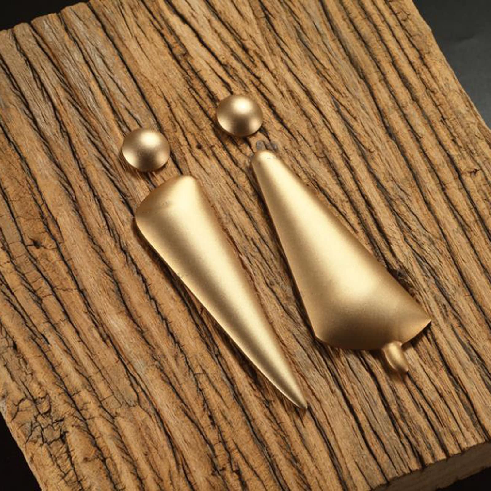 cartel para la puerta del baño, Letreros de baño for hombres y mujeres, aluminio cepillado, tridimensionales, for puertas, oficinas restaurantes(Gold)