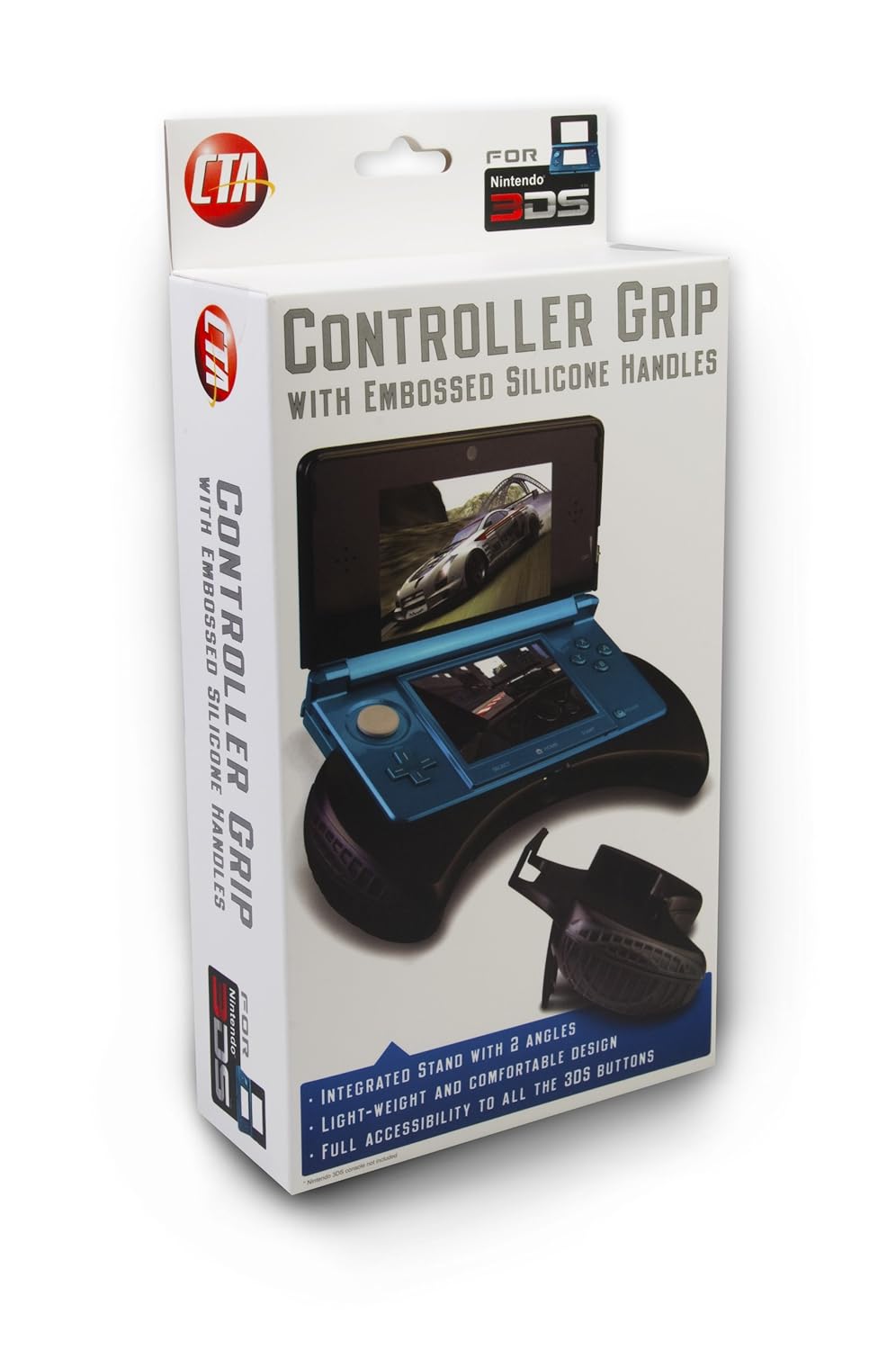 Grip with Silicone Handles for Nintendo 3DS