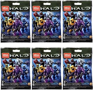 Mega Construx Halo Universe Series 1 Blind Bag Mini Figures Complete Set of 6