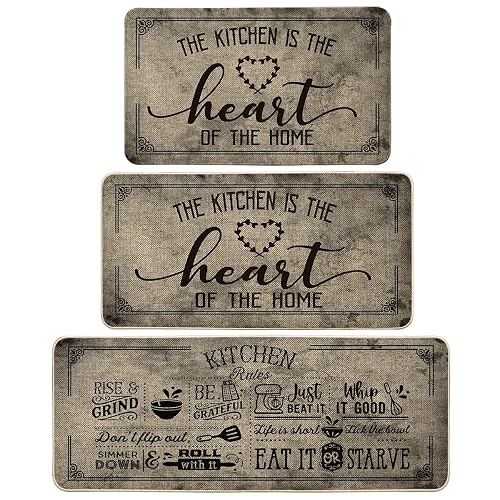 Artoid Mode Kitchen Quotes Kitchen Mats Set of 3