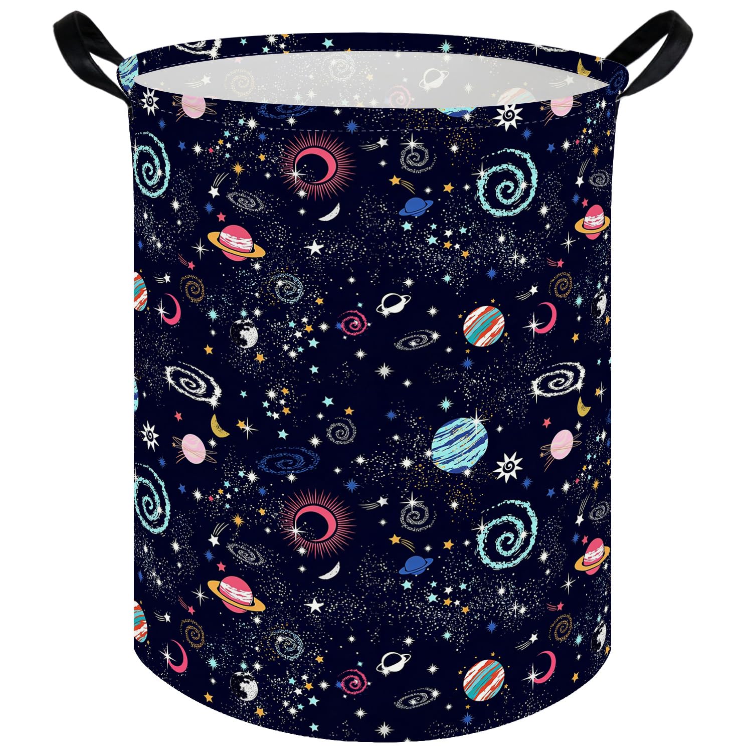 Moon Laundry hamper,Kids Laundry Basket,Baby Nursery Hamper,Waterproof foldable laundry basket for boys and girls,toy storage box,Kid Room Decor(Moon)