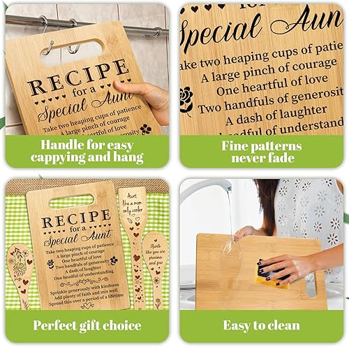 Miniatura 6 de Regalos para tía de sobrina y sobrino, regalos de la mejor tía, regalos de cumpleaños y Navidad para tía, regalos especiales para tías, juego de