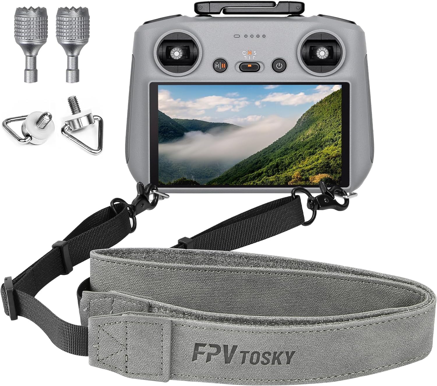 FPVtosky Cordão para DJI RC 2 & RC & RC Pro 2, Mini 5 Pro, correia de pescoço RC, cordão de
