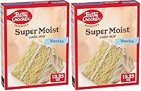 Vista 59 de Betty Crocker Delights Mezcla de pastel de vainilla francesa súper húmeda, 13.25 onzas
