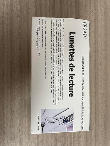 Miniatura 9 de CRGATV Paquete de 3 lentes de lectura para hombre, bloqueo de luz azul, de metal, marco ancho completo