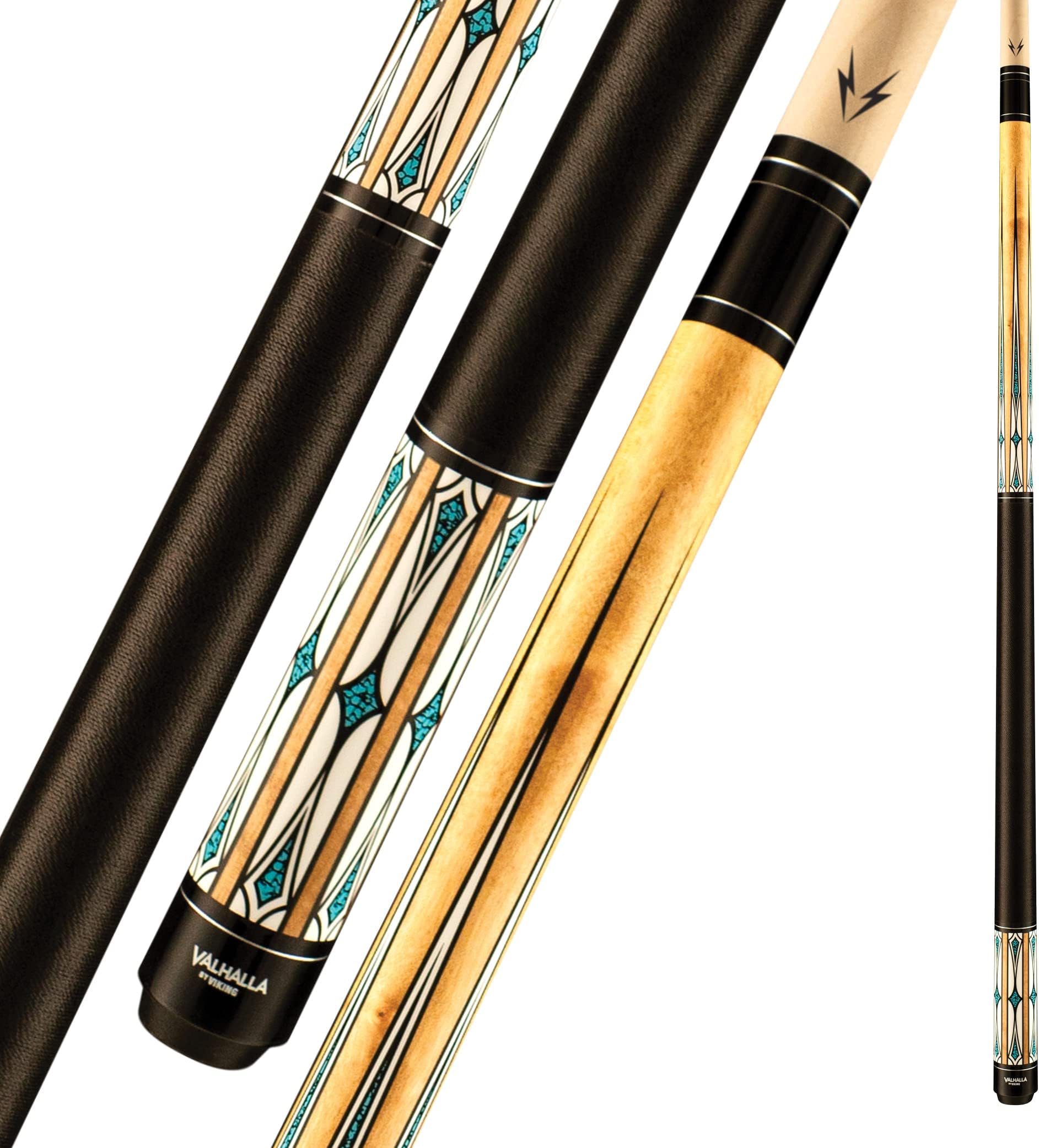 Viking Valhalla 500, 600 & 700 Series 2 Piece 58” Pool Cue Stick, Billiard Cue Stick, Bar or House Use for Men or Women