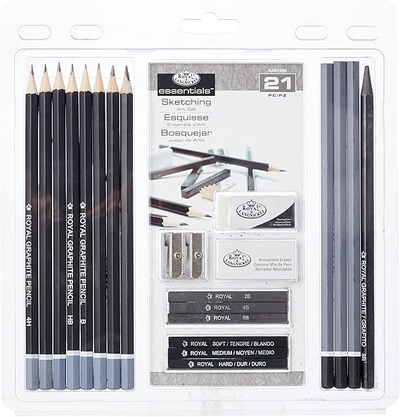 Royal & Langnickel Sketching Pencil Set Amazon.co.uk Stationery