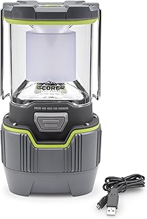Sponsored Ad - Core 1000 Lumen CREE LED Rechargeable Camping Emergency Lantern, Lithium Ion Batteries, Charges Cell Phones