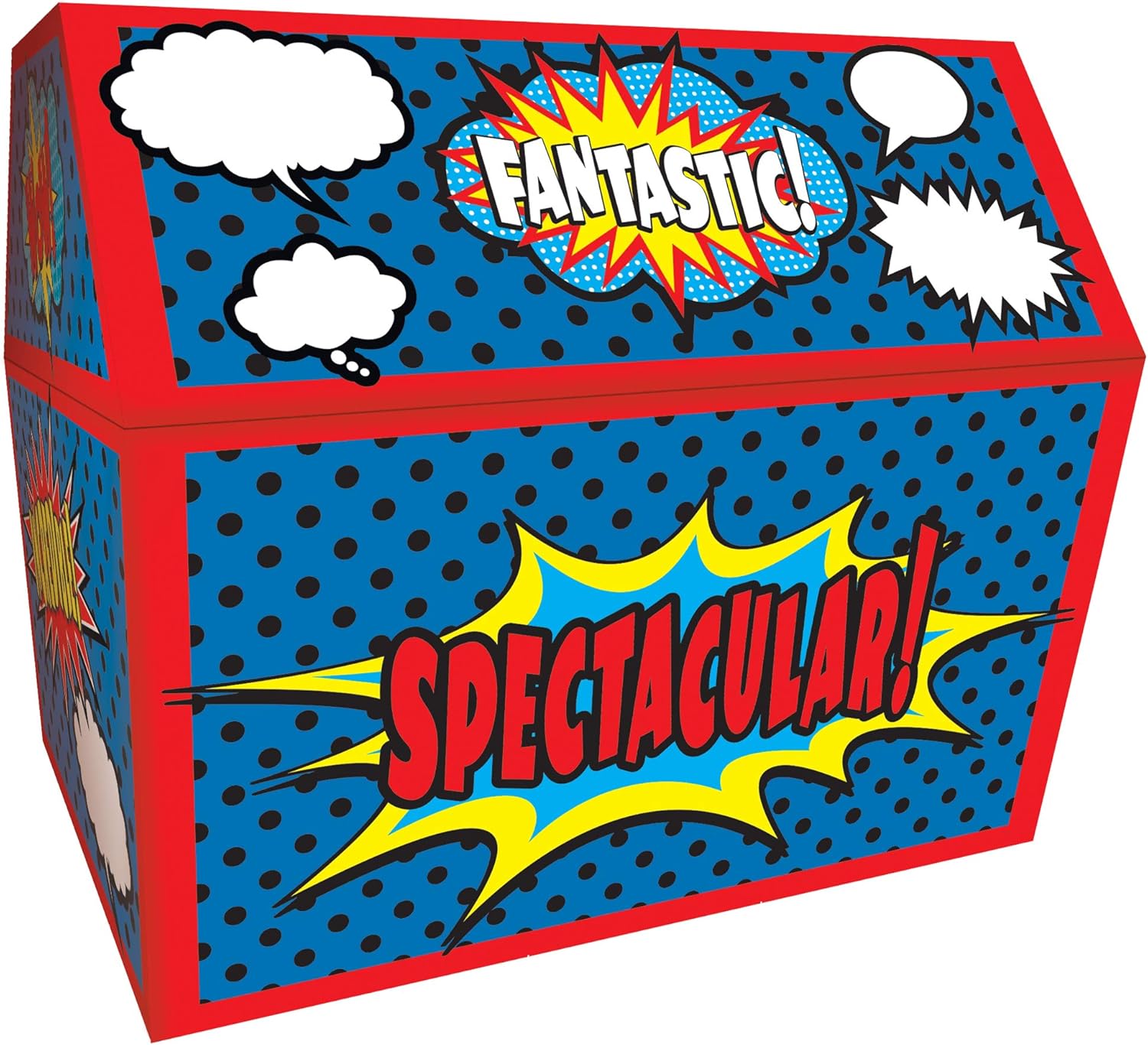 Teacher Created Resources Superhero Chest, 9-1/2 x 8 x 8-1/2 Inches - TCR5160 : Office Products