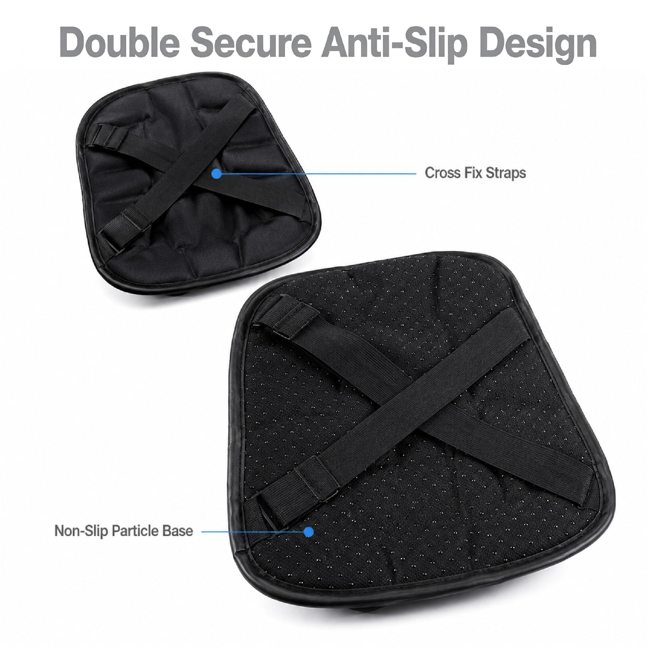 Cojín para Asiento de Motocicleta para Honda CB500X 2019-2024, Diseño 3D Transpirable, Base Antideslizante, Alivia Fatiga en Viajes Largos