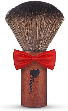 Fagaci Velvety Touch Barber Brush - High-Density Bristles Neck Duster for Hair Cutting