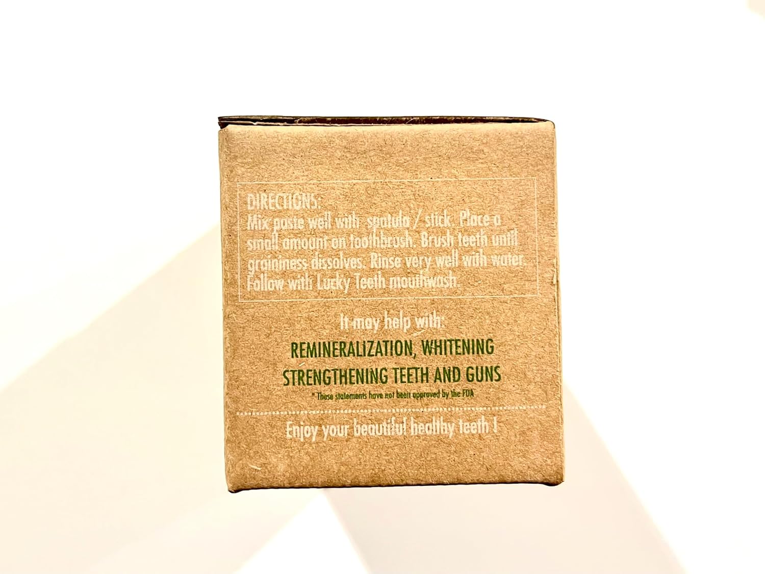 Lucky Teeth Organic Toothpaste-All Natural, Remineralizes and Fortifies Teeth and Gums-Glass Bottle (4.5 oz 2 Pack)