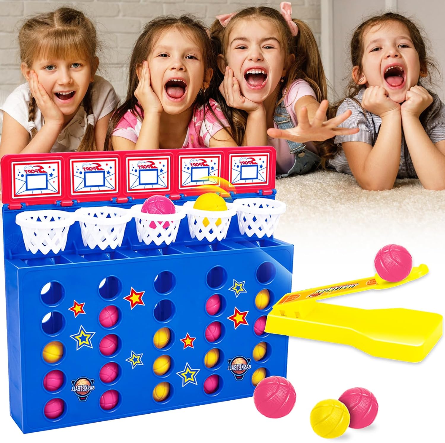 Tabletop Basketball Game Toys,Basketball Shooting Game,Novelty Basketball Party Favors for Kids Boys Girls