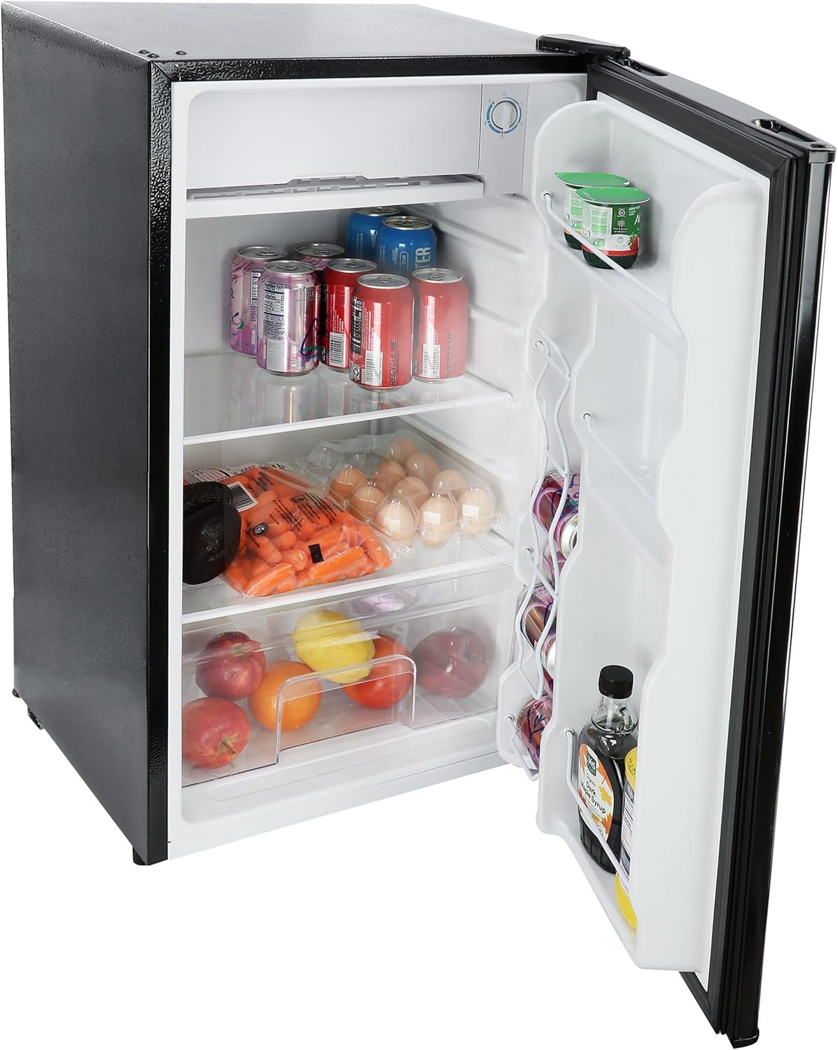Megachef 3.2 Cubic Feet Refrigerator (Black)