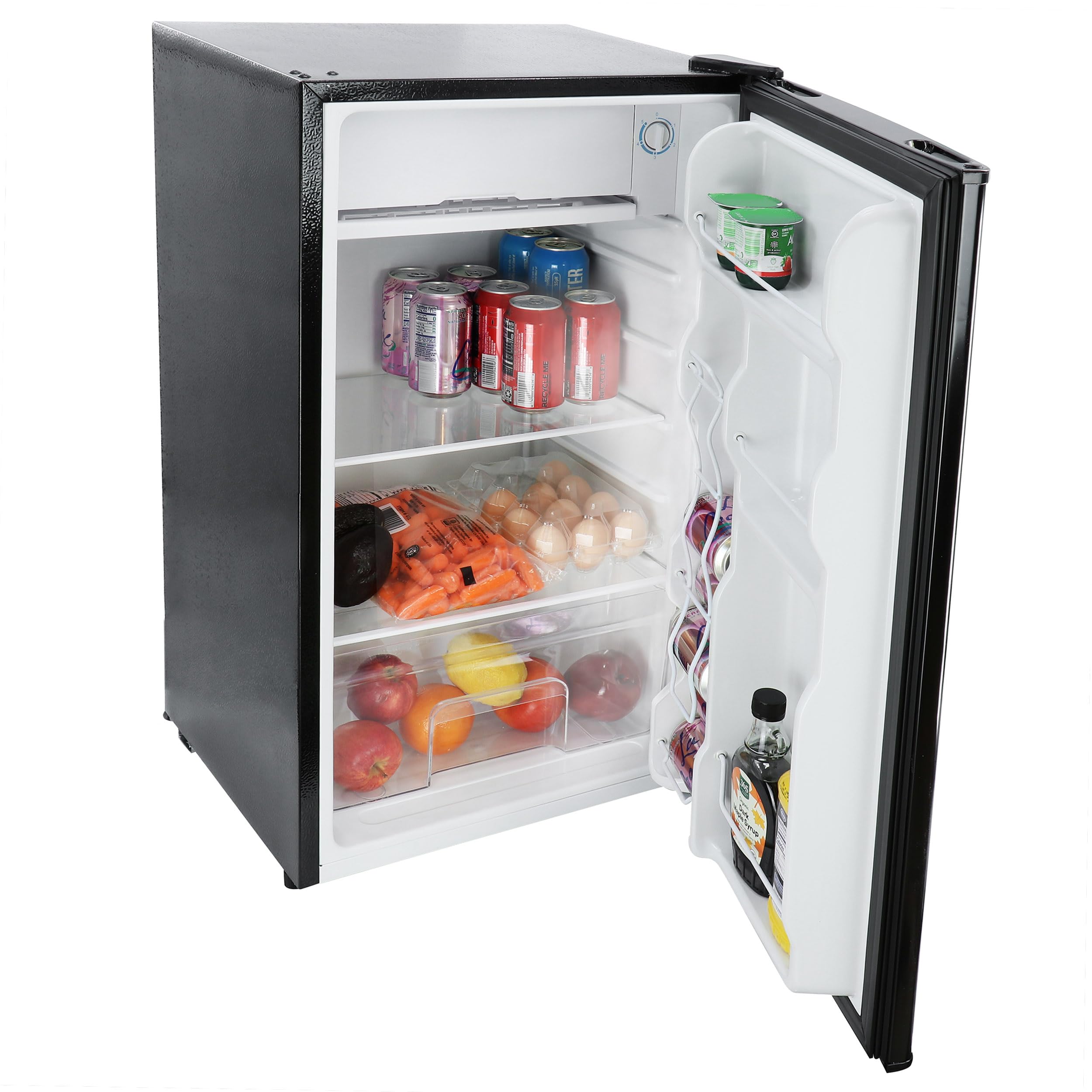 Megachef 3.2 Cubic Feet Refrigerator (Black)