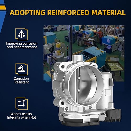 Miniatura 6 de DWVO Cuerpo electrónico del acelerador compatible con Dodge Charger Challenger Avenger Durango Ram 1500 2500, Jeep Grand Cherokee Wrangler, Chrysler