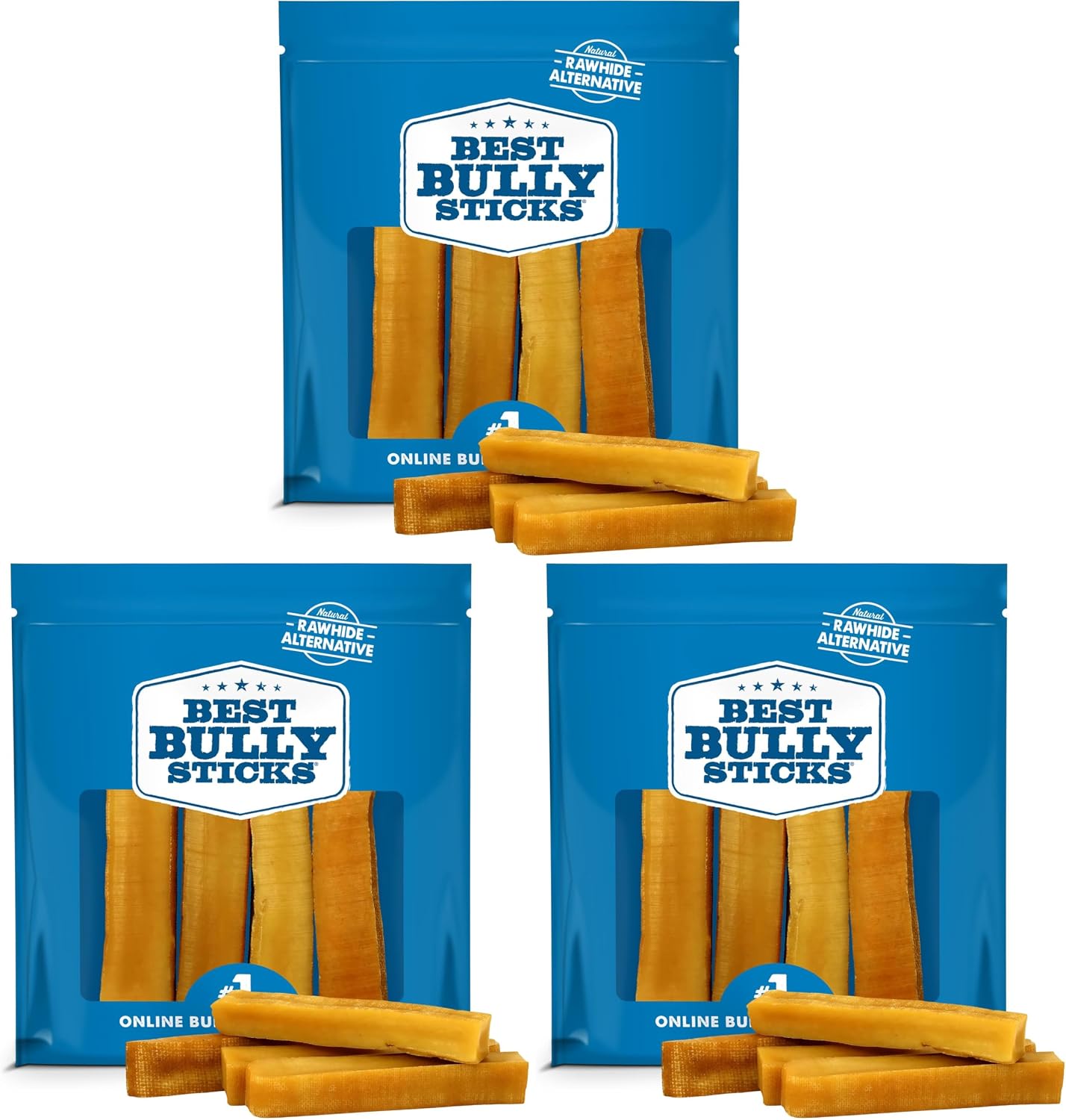 Best Bully Sticks Yak Cheese Himalayan Dog Chews - Large 4 Count (Pack of 3) - Natural, Lactose Free Cheese, Odor-Free, Long-Lasting Snack