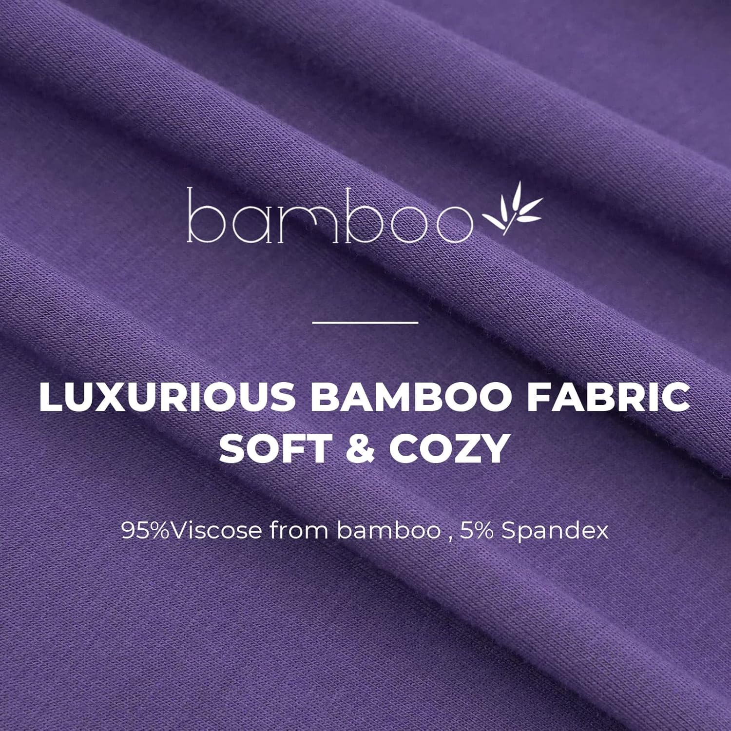 GYS Bamboo Viscose Pajamas for Women Set, 2 Piece Soft Capri Pants Cap Sleeve Top Lounge Set, Comfy Loungewear Sleepwear PJs - Image 6