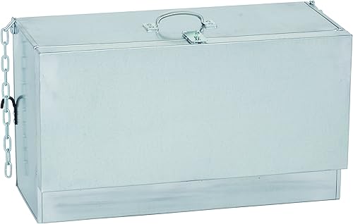 Weaver Leather Livestock Mini Showbox de la ejecución profunda, acero galvanizado