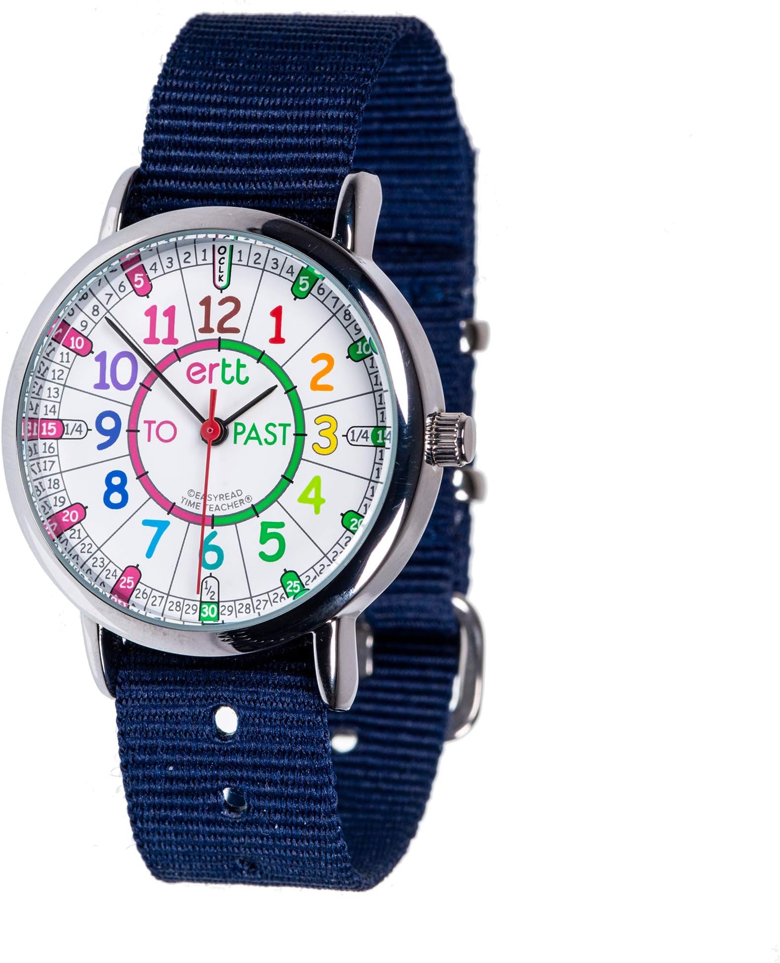 ertt EasyRead Kids Time Teacher Watch - Kids Gifts - Watches for Boys & Girls - Children's Watch Analogue - Kids Watches for Boys Ages 5-7 - Learn to Tell The Time - 3 Step Educational Watch
