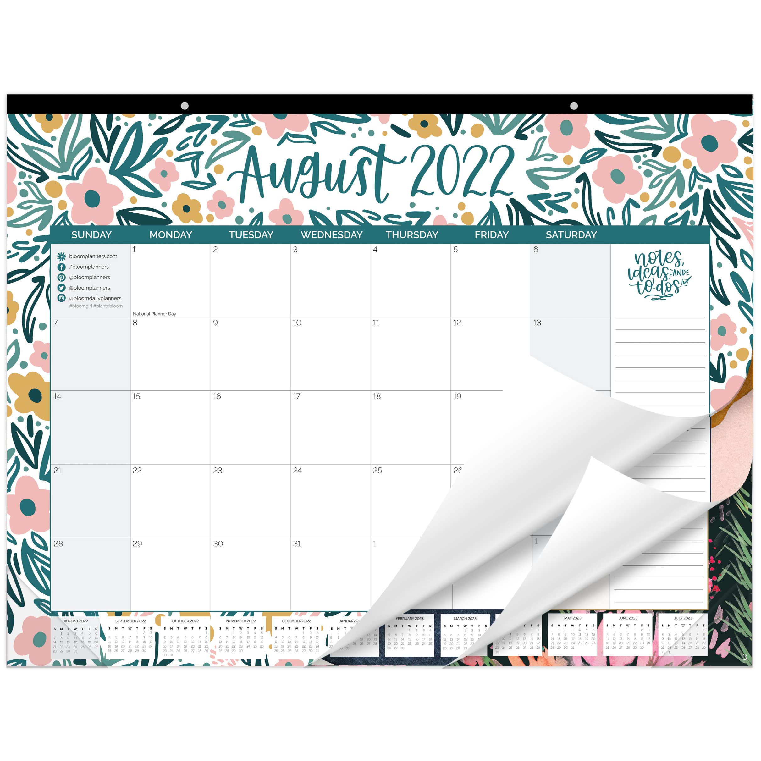 Buy bloom daily planners 20222023 Academic Year Desk or Wall 21" x