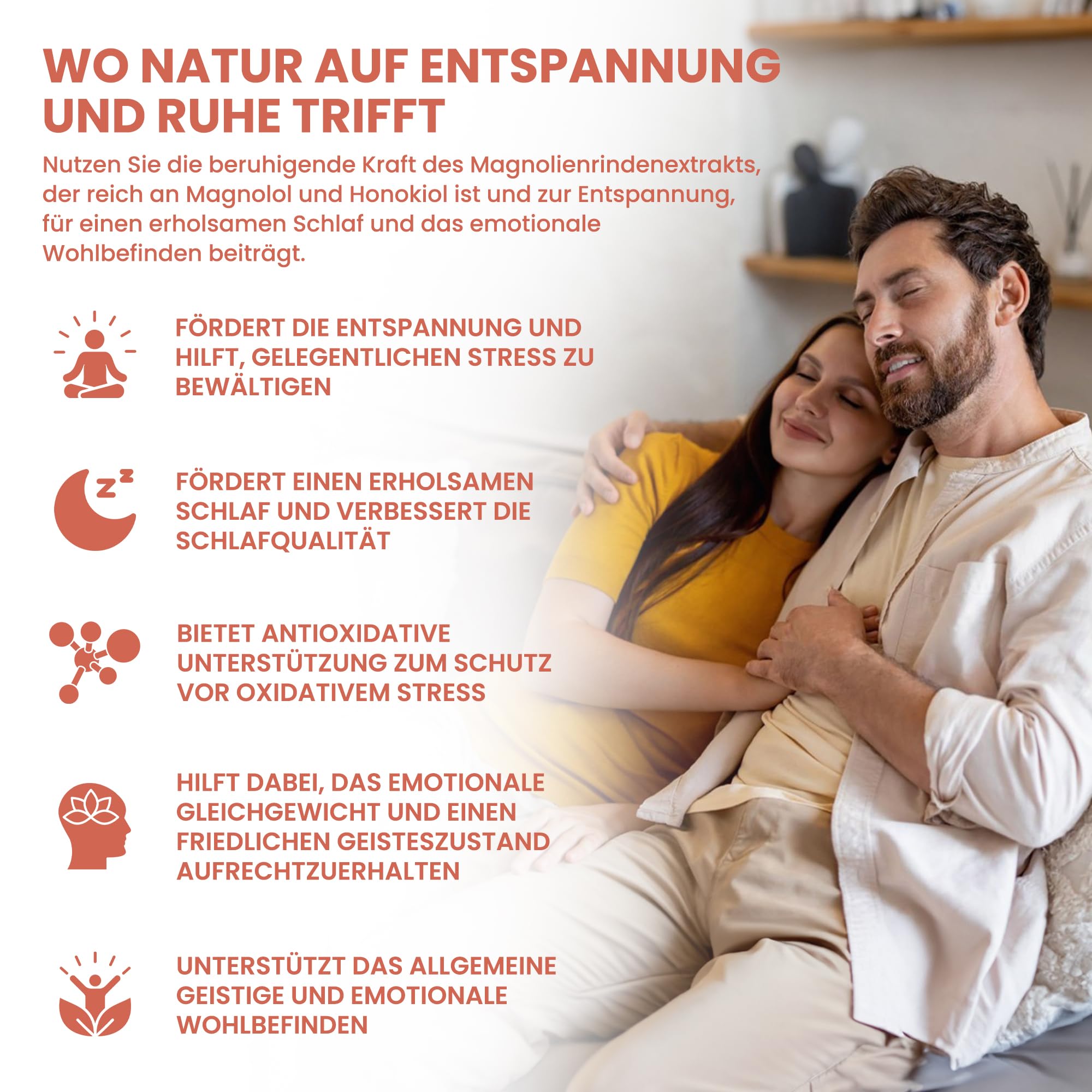 Magnolia Bark | 15.000 mg Äquivalent | 250 mg 60:1 Extrakt (90% Magnolol & Honokiol) | 60 vegane Kapseln | Magnolienrinde – Magnolia officinalis | GMP & Laborgeprüft