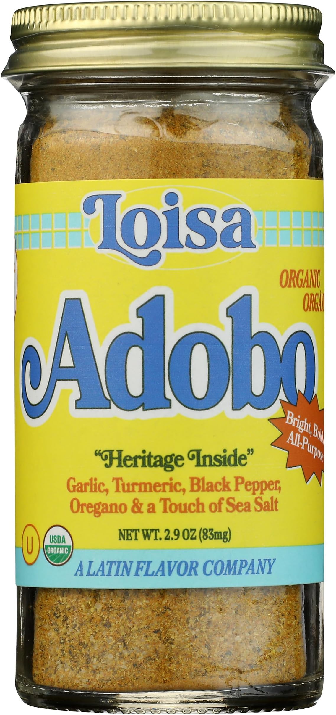 Loisa, Seasoning Adobo Organic, 2.9 Ounce