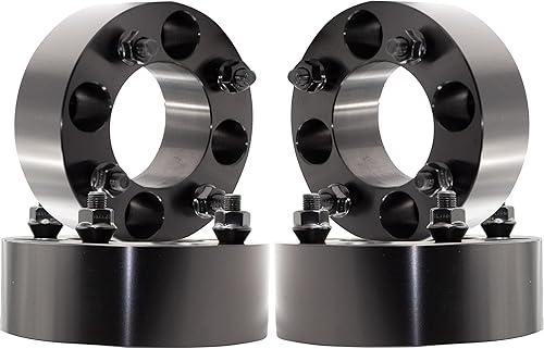 Wheel Accessories Parts Juego de 4 adaptadores espaciadores de rueda ATVUTV de 0.157 x 4.331in, grosor de 2.00 pulgadas, con M10 x 1.25 pulgadas,