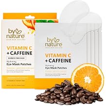 By Nature Vitamin C + Caffeine Brightening + Hydration Eye Mask Patch