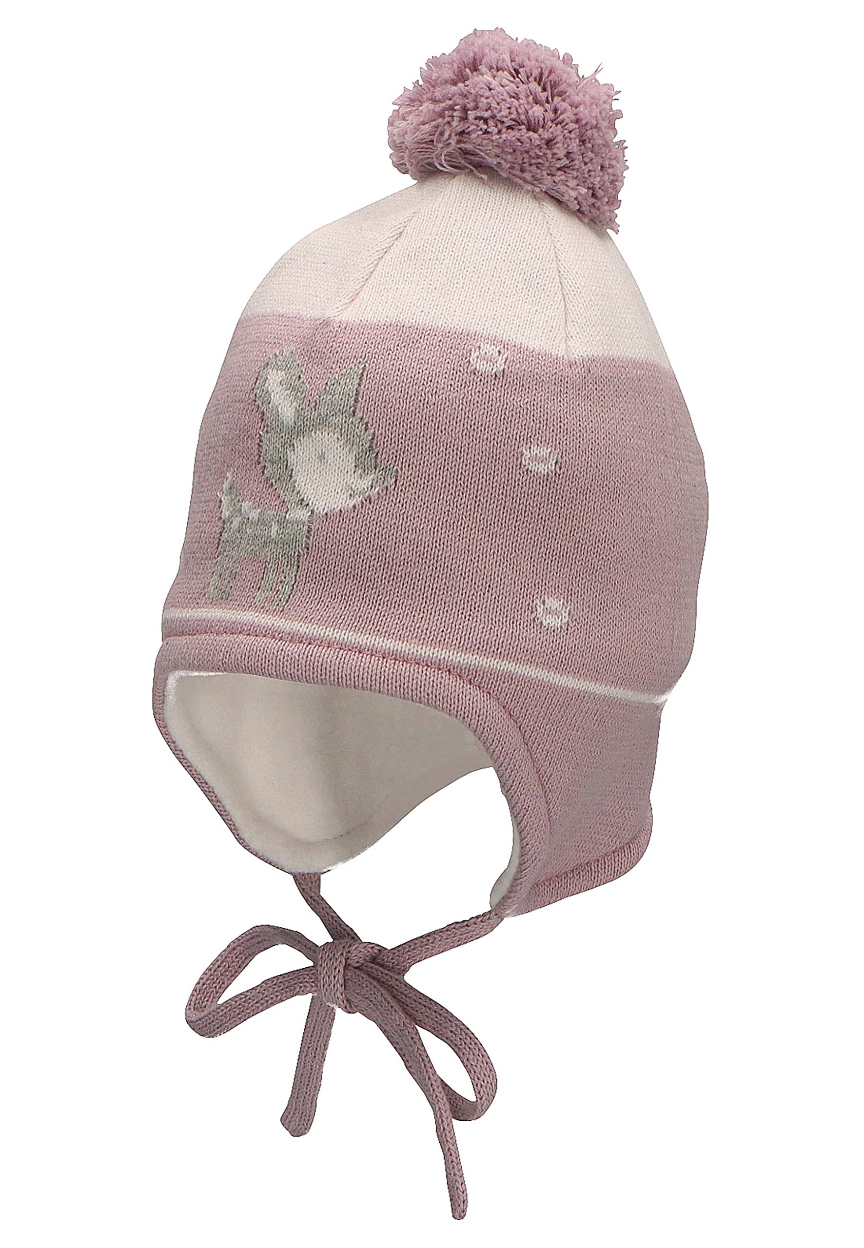Sterntaler Mädchen Mütze GOTS Bommelmütze REH