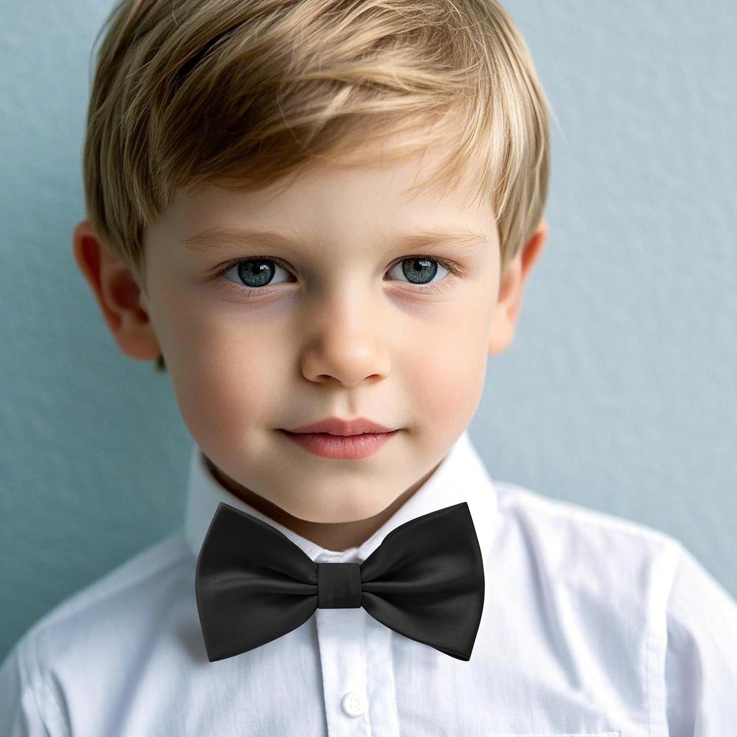 Branduce Bow Ties for Boys Pre Tied Toddler Bow Tie Adjustable Kids Bowties for Wedding Party - Image 2