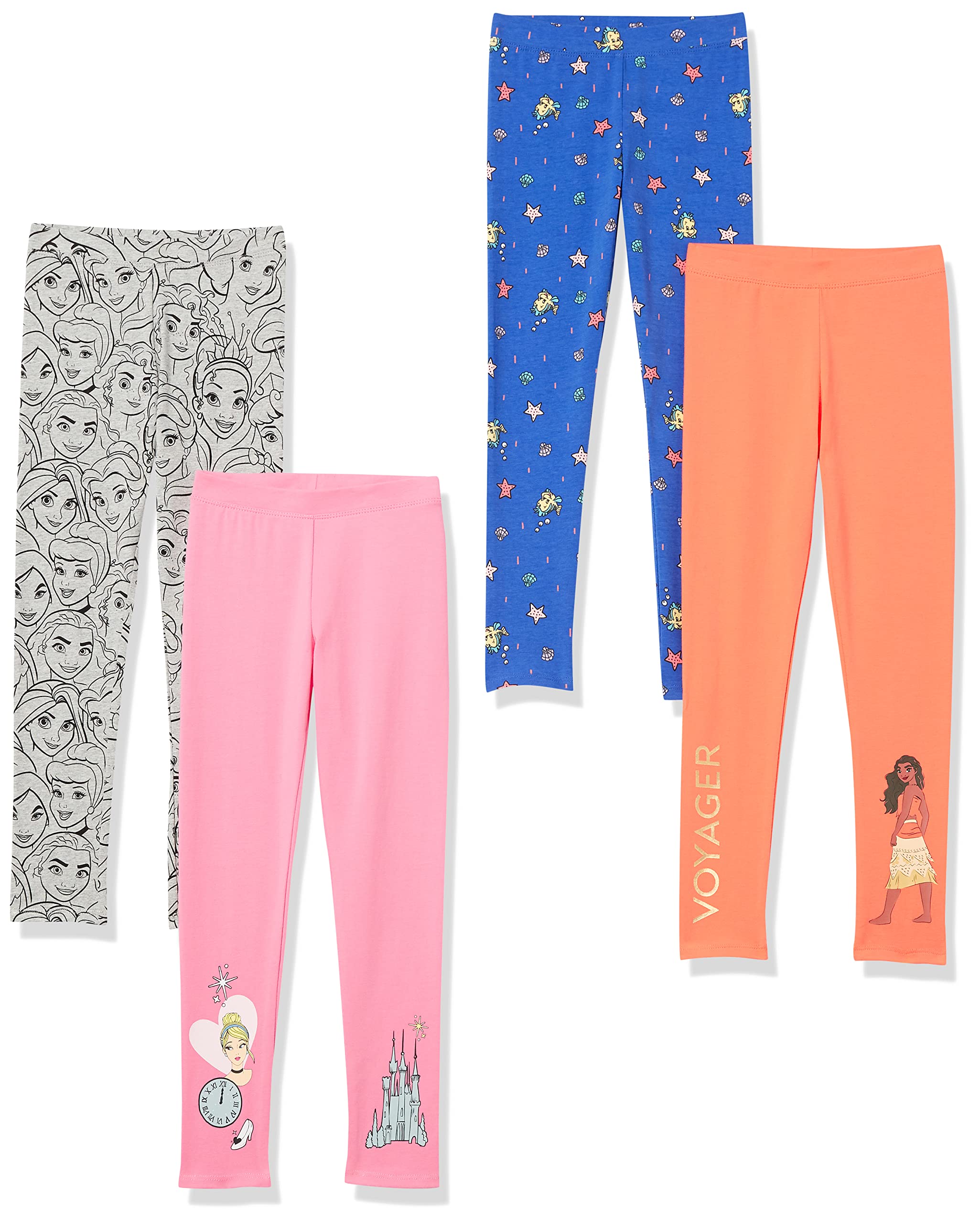 Amazon Essentials Disney | Marvel | Star Wars | Frozen | Princess Girls and Toddlers' Leggings, Multipacks — view 27
