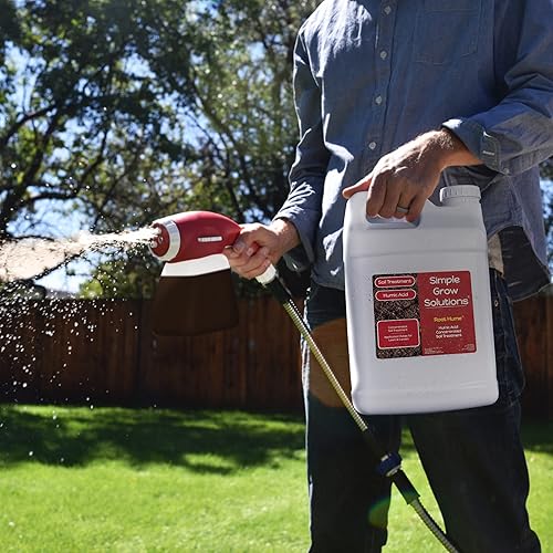 Miniatura 8 de Mezcla de ácido húmico orgánico para césped y jardín - Root Hume - Acondicionador de suelo líquido concentrado para todos los tipos de césped -