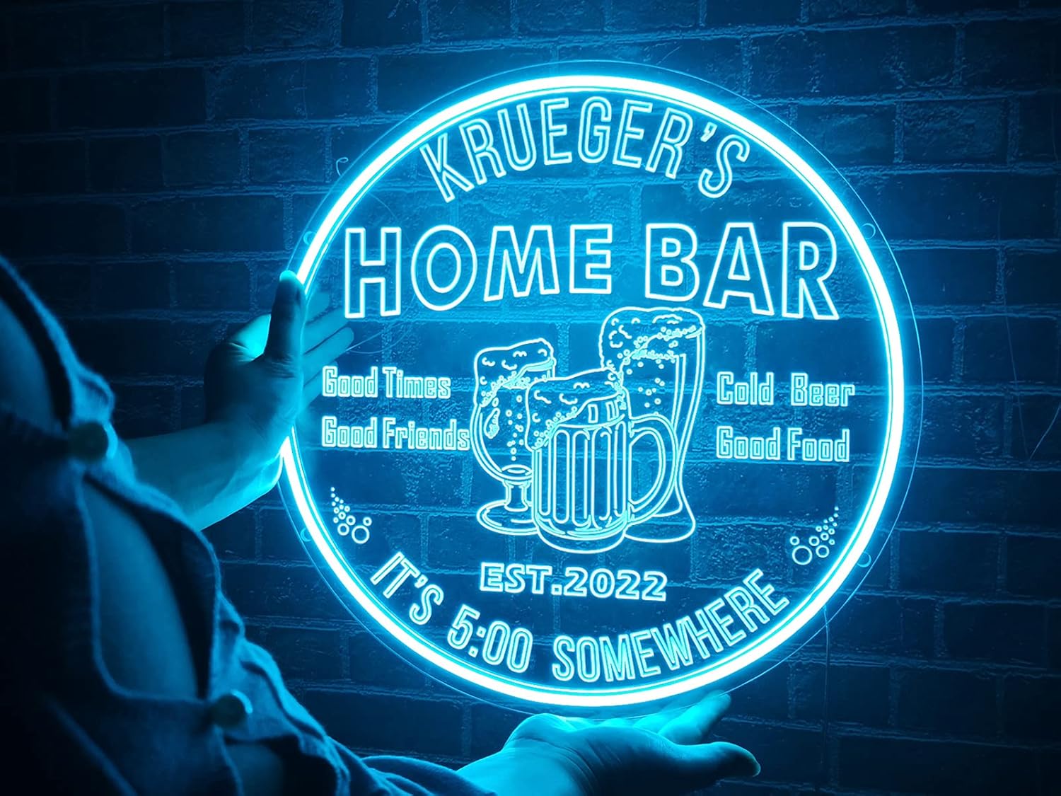 NOXTROND Custom Neon Beer Signs,Custom Neon Bar Signs