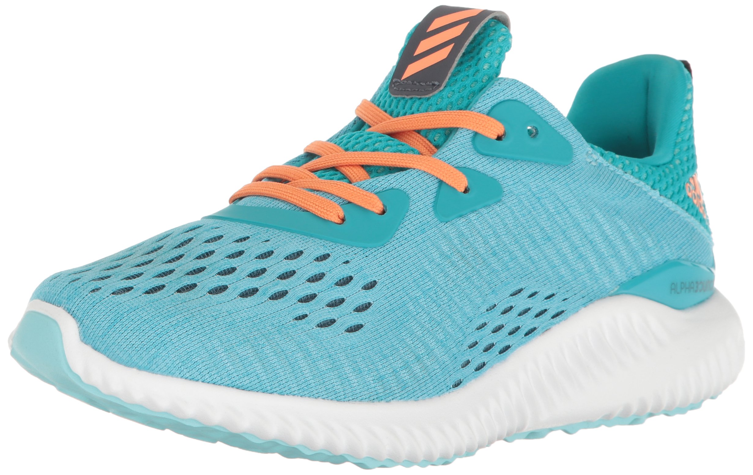 Adidas Kids Alphabounce Em Running Shoe Energy Blue White Ocean
