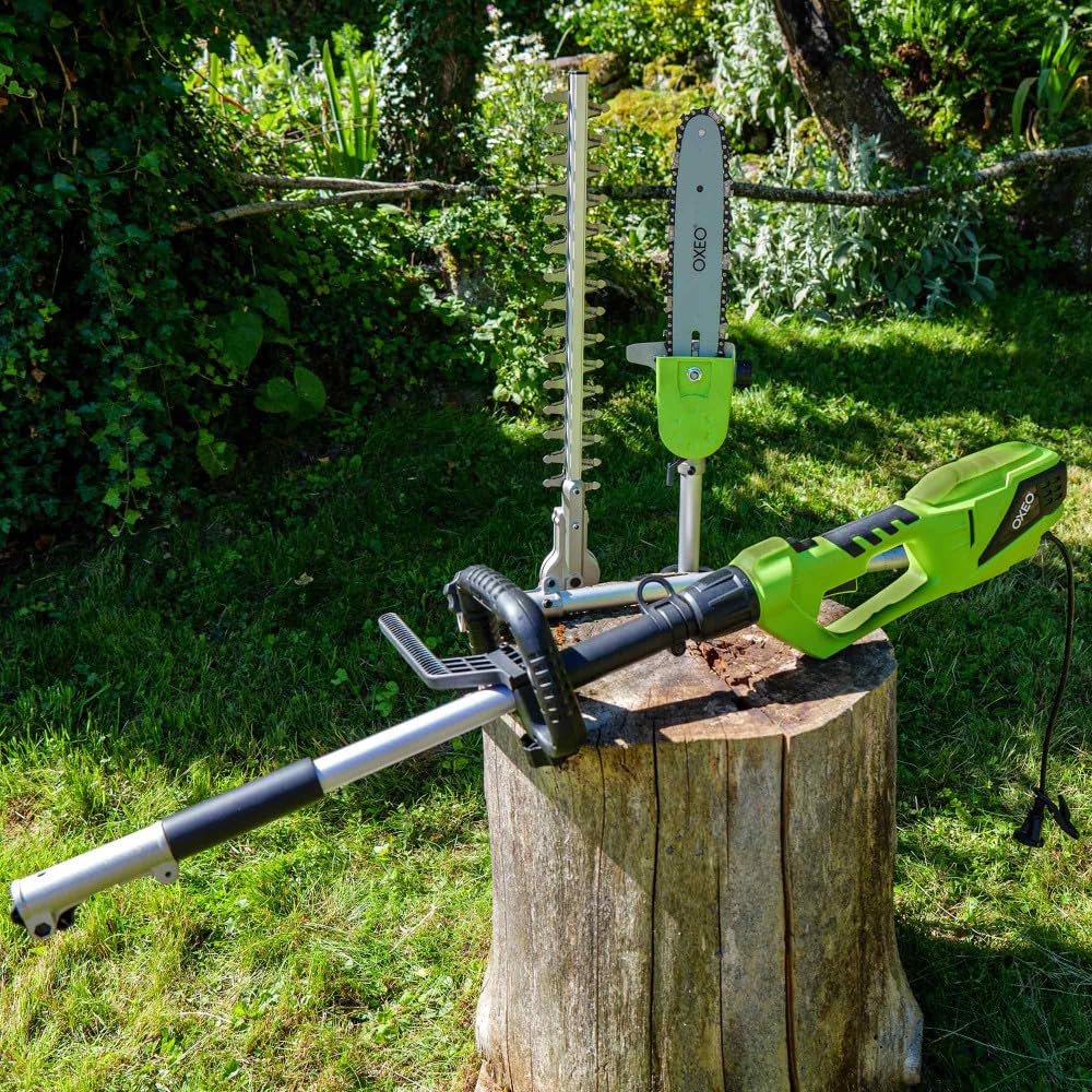 Taille haie - Elagueuse sur perche électrique 900W - Outil multifonctions 2en1 - Longueur de coupe 41cm - Rallonge 50cm