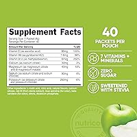 Vista 2 de Nutricost Complejo de Electrolitos, sabor a manzana verde, 40 sobres - Complejo de hidratación avanzada