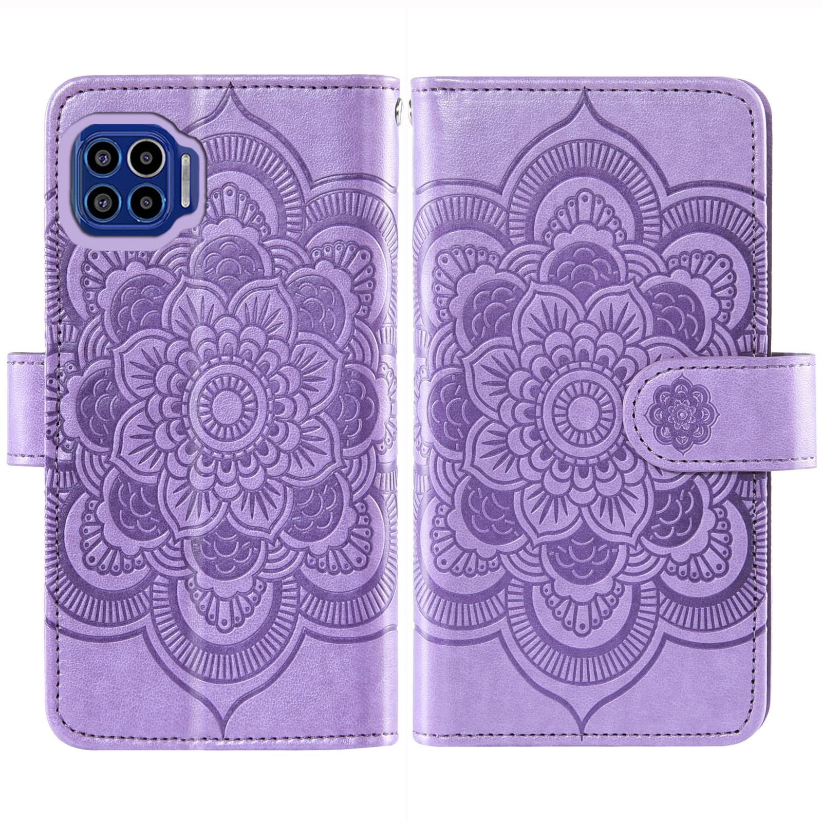 Asuwish Phone Case For Moto One 5G/One5G UW/Moto G 5G Plus Wallet Cases With Tempered Glass Screen Protector Leather Slim Flip Cover Card Holder Stand Cell Motorola One Lite XT2075-1 Women - View #13