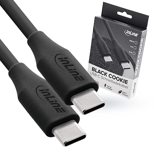 InLine Colour your Charge 35895 - Cable USB C de carga rápida (100 W, de…
