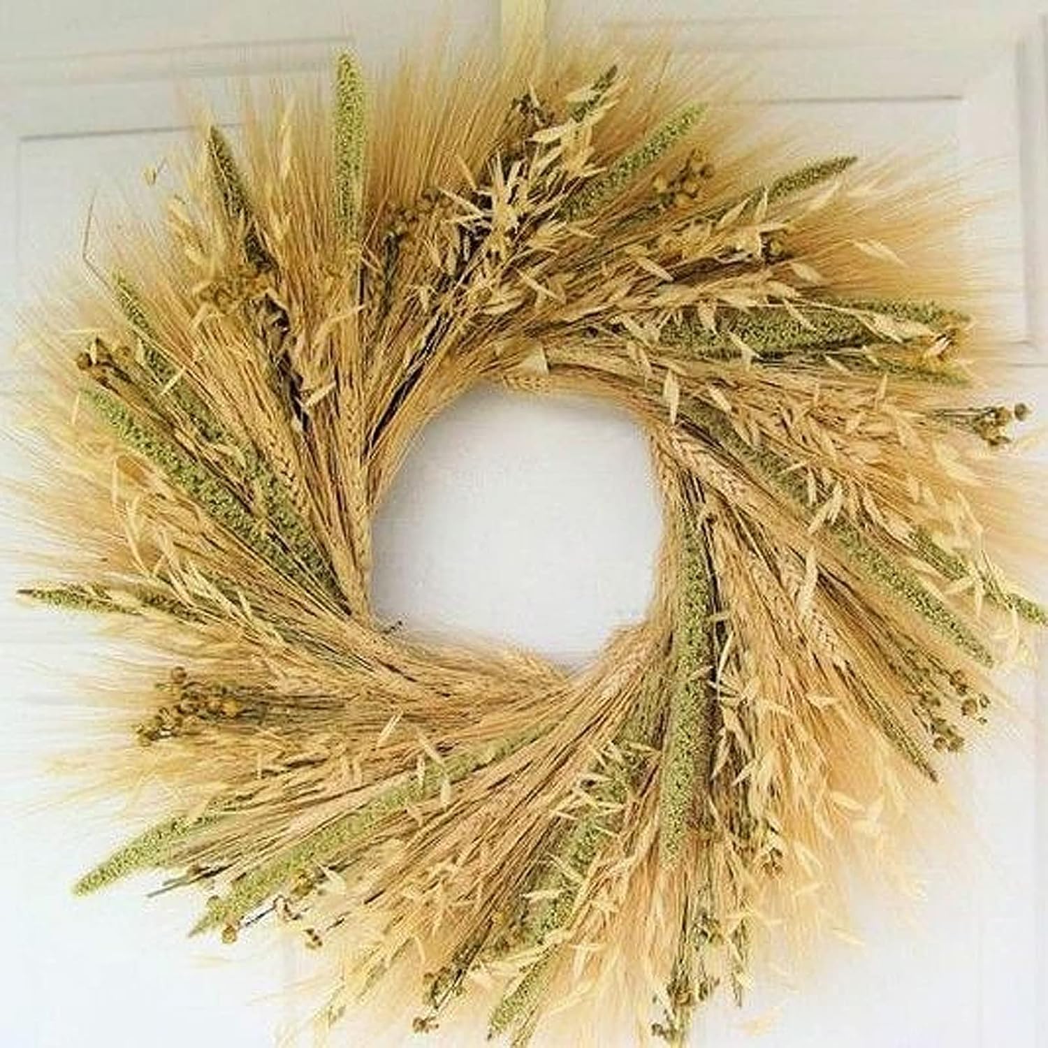 100 Pcs Fleurs Séchées Blé Naturel Pour Mariage Pièces Centrales Maison Balcon Fête Table Vase Noël Décoration 40 Cm