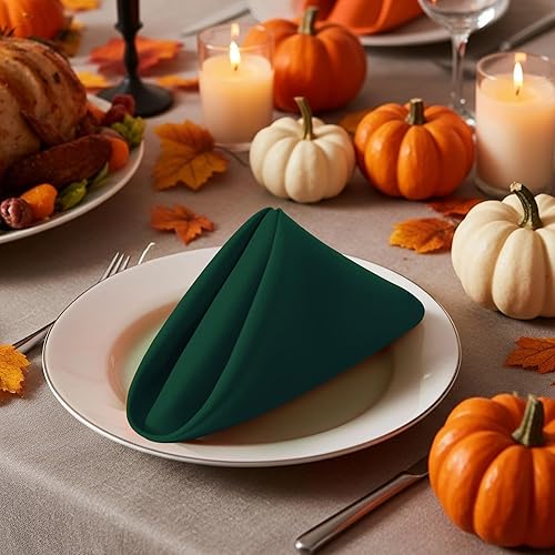 Vista 49 de Utopia Home Servilletas de tela negra (paquete de 12, 20 x 20 pulgadas), servilletas de cena ideales para fiestas, bodas y almuerzos/cenas Negro