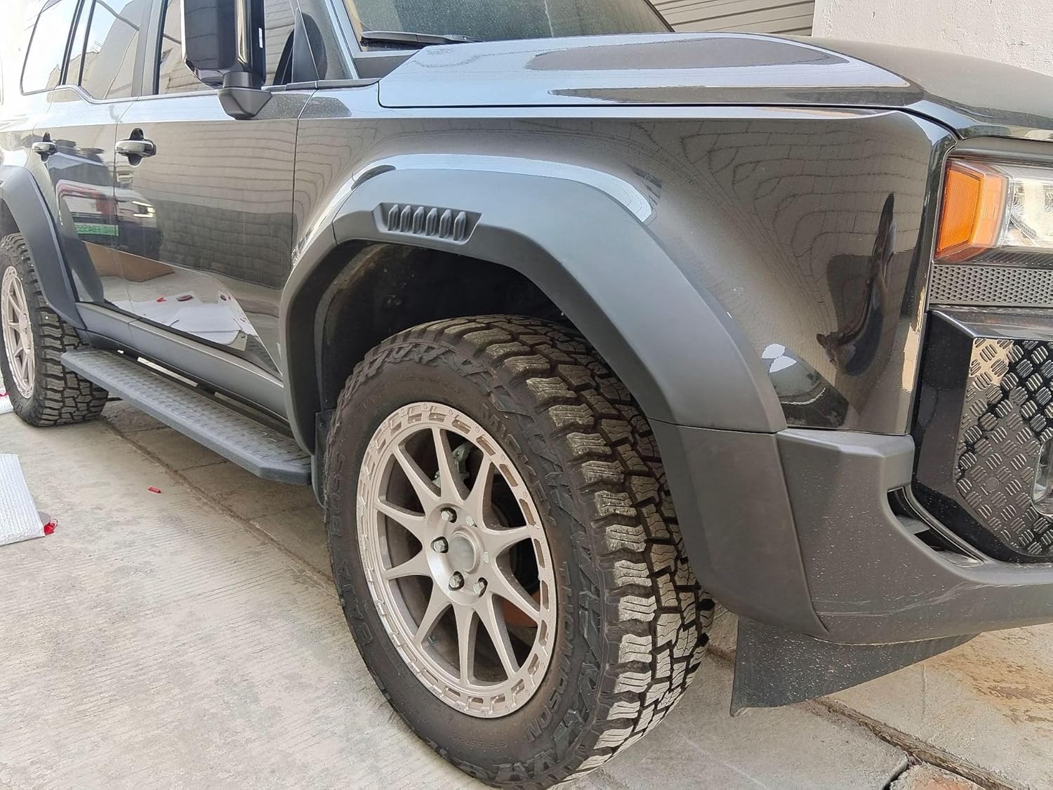Fender Flares Front & Rear,Fits for Toyota Land Cruiser Prado J250 LC250 2024-2026 Wheel Eyebrow Arch Cover Trim ABS