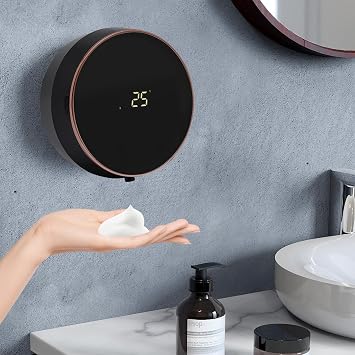 Soap Dispenser Automatic Wall Mounting with Sensor No Touch Soap Dispenser Automatic Electric Plastic Soap Dispenser Kitchen Office
