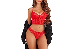Sensual Illusion: Captivating Lace Bodydoll Lingerie Set
