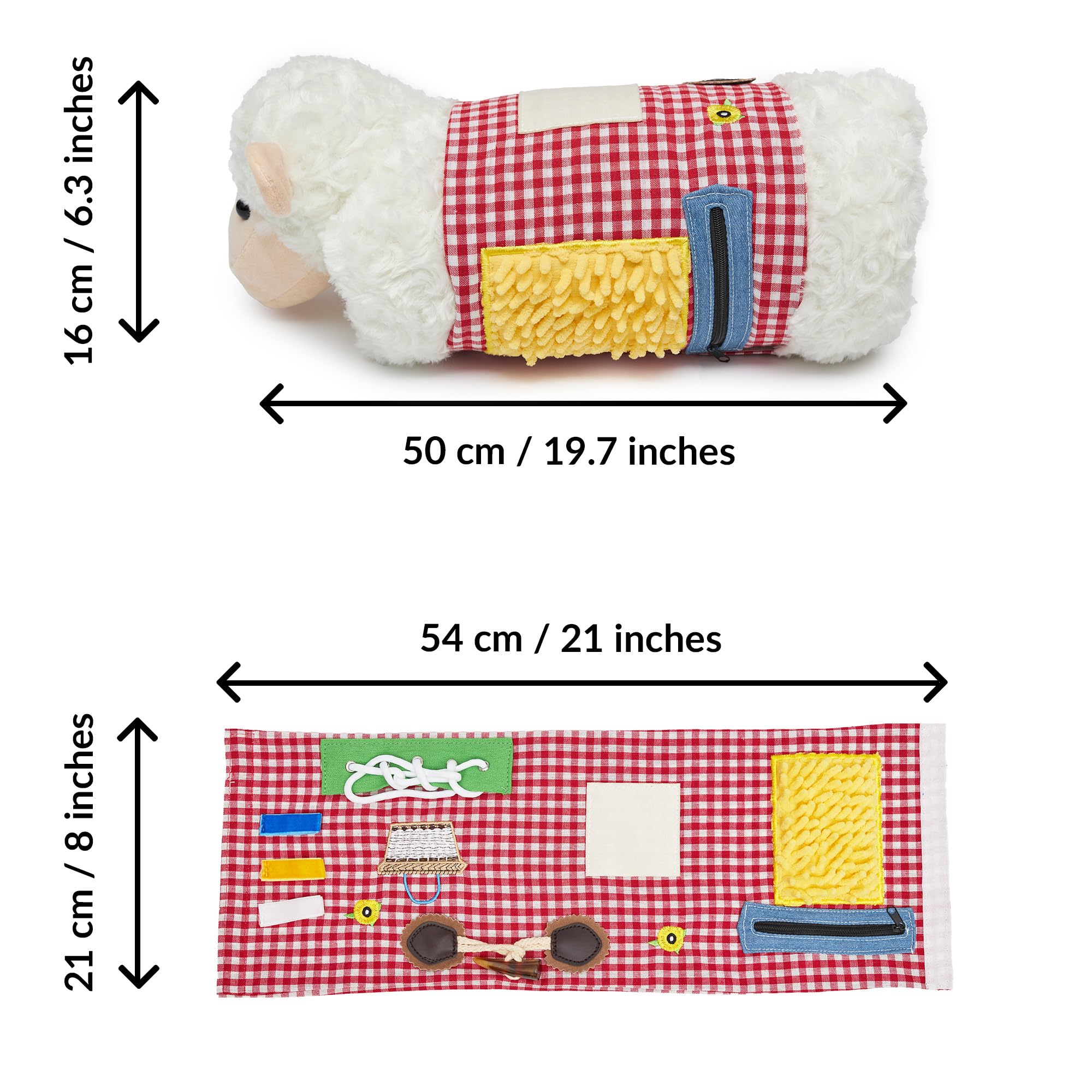 Fidget Muff e Coperta per Anziani | Articoli Sensoriali per Adulti | Giocattoli Fidget per Anziani | Regali per Residenti in Case di Riposo | Coperta Sensoriale | Fidget Muff | Attività per Anziani