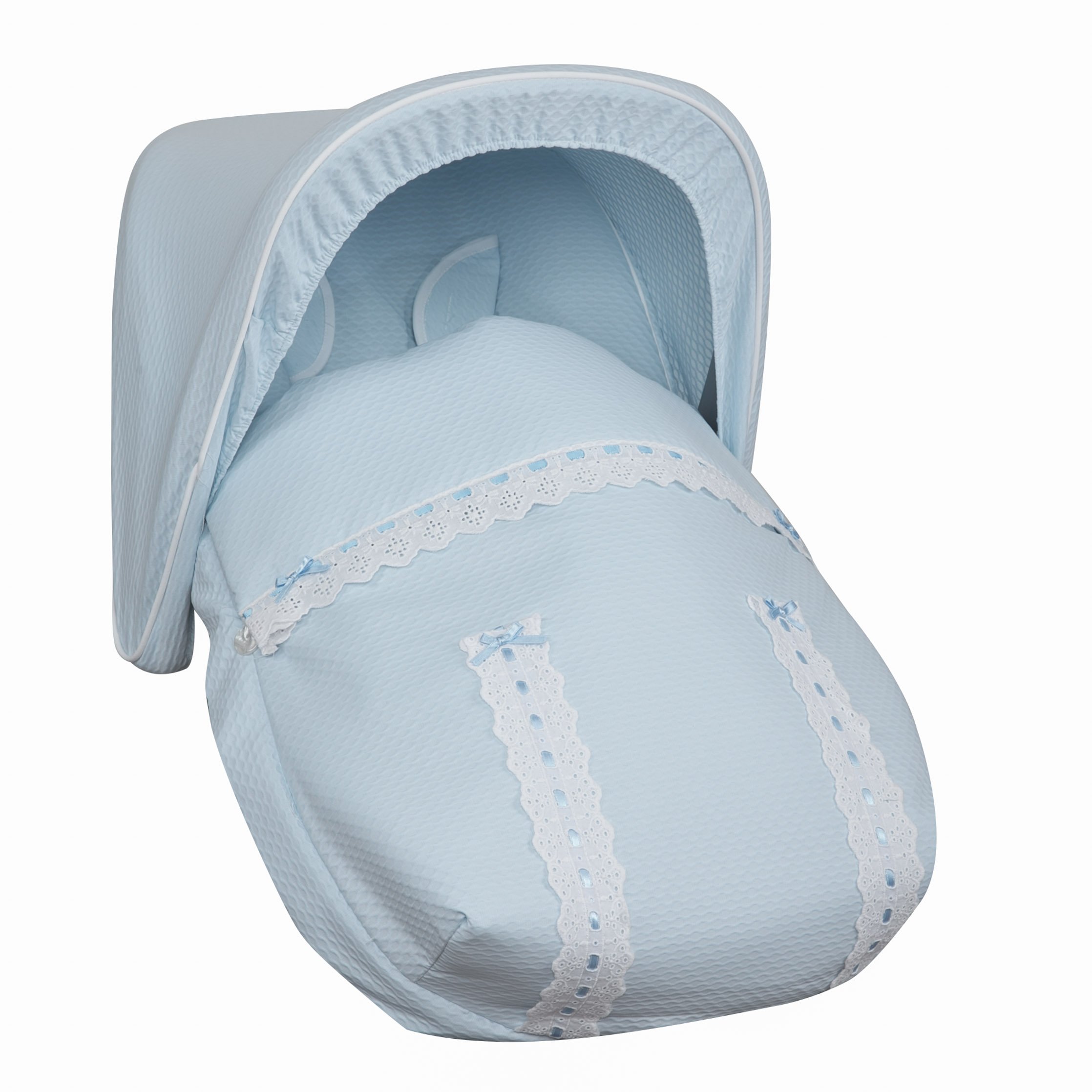 Babyline Blue Universal Baby Carrier Bag Sky High End + Bonus Hood + Harness Cover